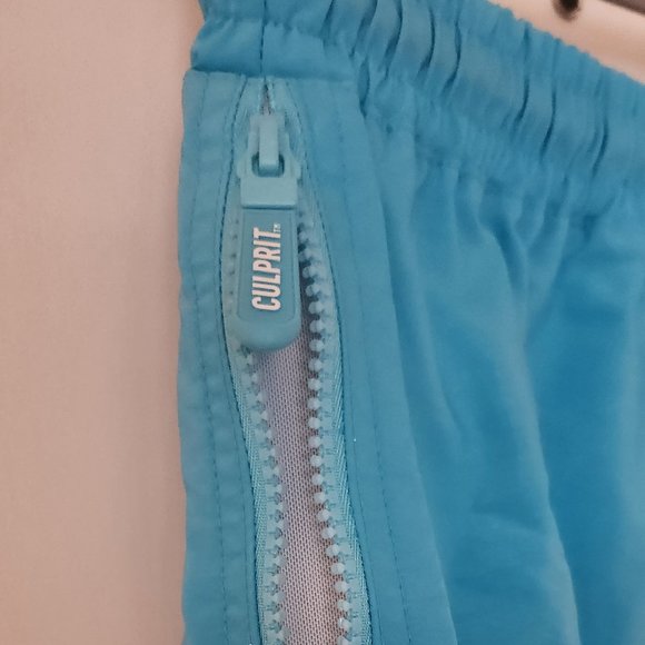 NWT Caribbean Blue Culprit BAEthing Suit Shorts - Picture 3 of 7